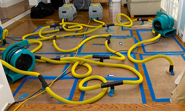 Professional Flood Damage Restoration technician working in Cherry Hill, VA